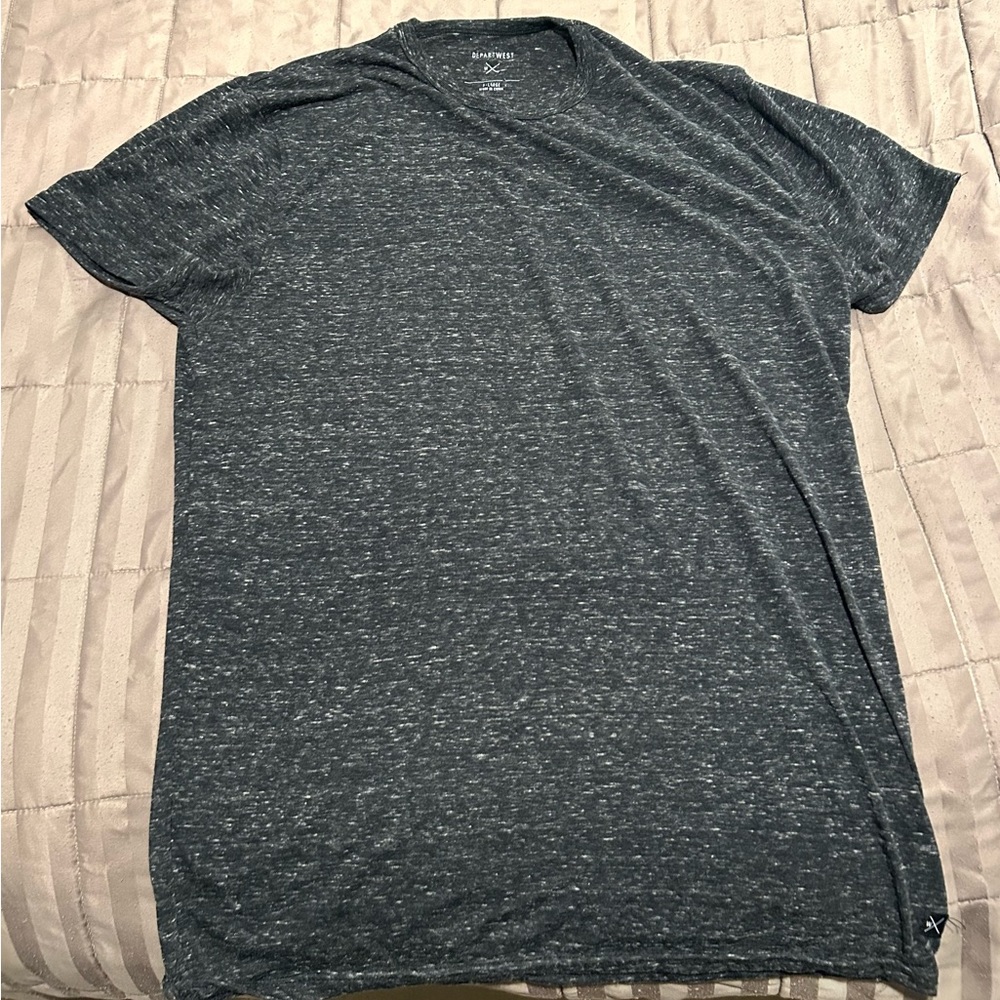 Black Short Sleeve Tee Classic Crew Neck